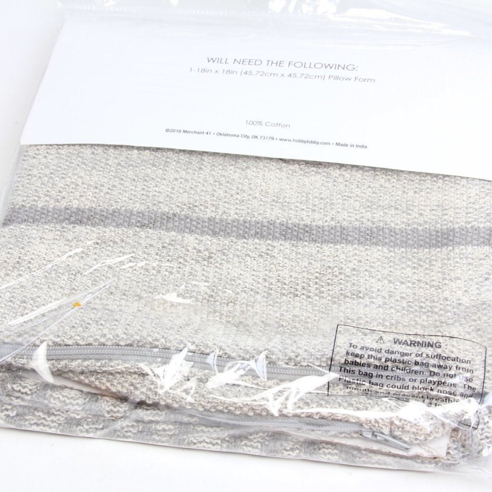 HOME | Two Hobby Lobby Pillow Covers NWT Merchant - Picture 7 of 8